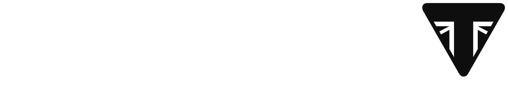 Triumph Motorrad Logo mit Schriftzug